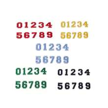10 pièces/Set de patchs en tissu numériques simples de 0 à 9, 26 pièces/Set de patchs de lettres de l'alphabet et de chiffres, autocollants de broderie DIY pour vêtements, chapeaux, sacs à dos, vestes, pantalons