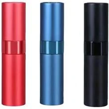 Wiederverwendbare 10ml Aluminium-Reiseparfümflasche, Mini-Taschenparfümflasche, tragbare Aluminium-Parfümflasche