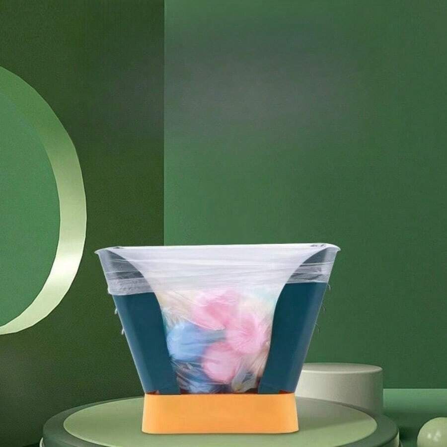 1pc Adjustable Size Trash Can, Expandable And BagFriendly, No Garbage