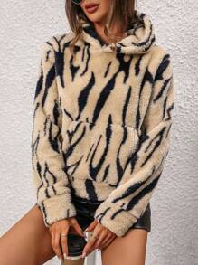 Women Winter Coats - 杏色 - 查看 2