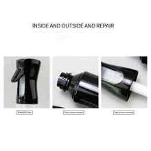 SHOULI 1入組多功能高壓噴氣瓶，時尚的髮膠瓶，髮廊保養噴霧器，水霧器，理髮師高壓水瓶，適用於沙龍補充瓶，噴霧器容器，髮型造型工具 - 彩色 - 查看 6