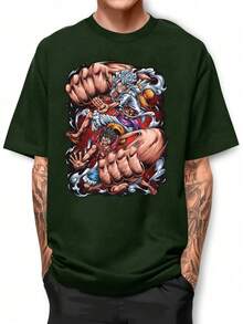 Men T-Shirts - xanh quân đội - Xem 1