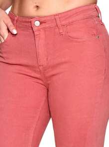Women Jeans - Dusty Pink - View 1