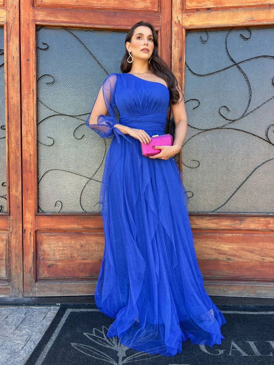 Bridesmaid Dresses - 寶藍色 - 查看 1