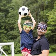 1 Kính dành cho người hâm mộ bóng đá Euro 2024, Đạo cụ tiệc theo chủ đề bóng đá - Nhiều màu - Xem 3