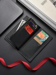 SHABILI New Men's Ultra-Thin In Korean Style With Multiple Card Slots For Students Men's Factory Leather Clutch For Men Wallet Purse Wallet Long Wallet - Black - View 6