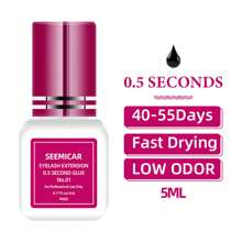 Professional 5ml 0.5S 1S 2S 3S Eyelash Glue Fast Drying Strong False Eye Lash Extension Glue Adhesive Fake Eyelash Glue False Eyelash Glue Extension Eyelashes Glue - Multicolor - View 15
