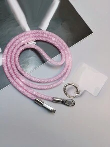 Nouveau sac bandoulière multifonctionnel avec strass, longue bandoulière amovible, pratique et élégant pour hommes et femmes. Design maille, cadeau idéal pour mère, famille, amis, anniversaire, vacances, accessoire de téléphone - Multicolore - Voir 20
