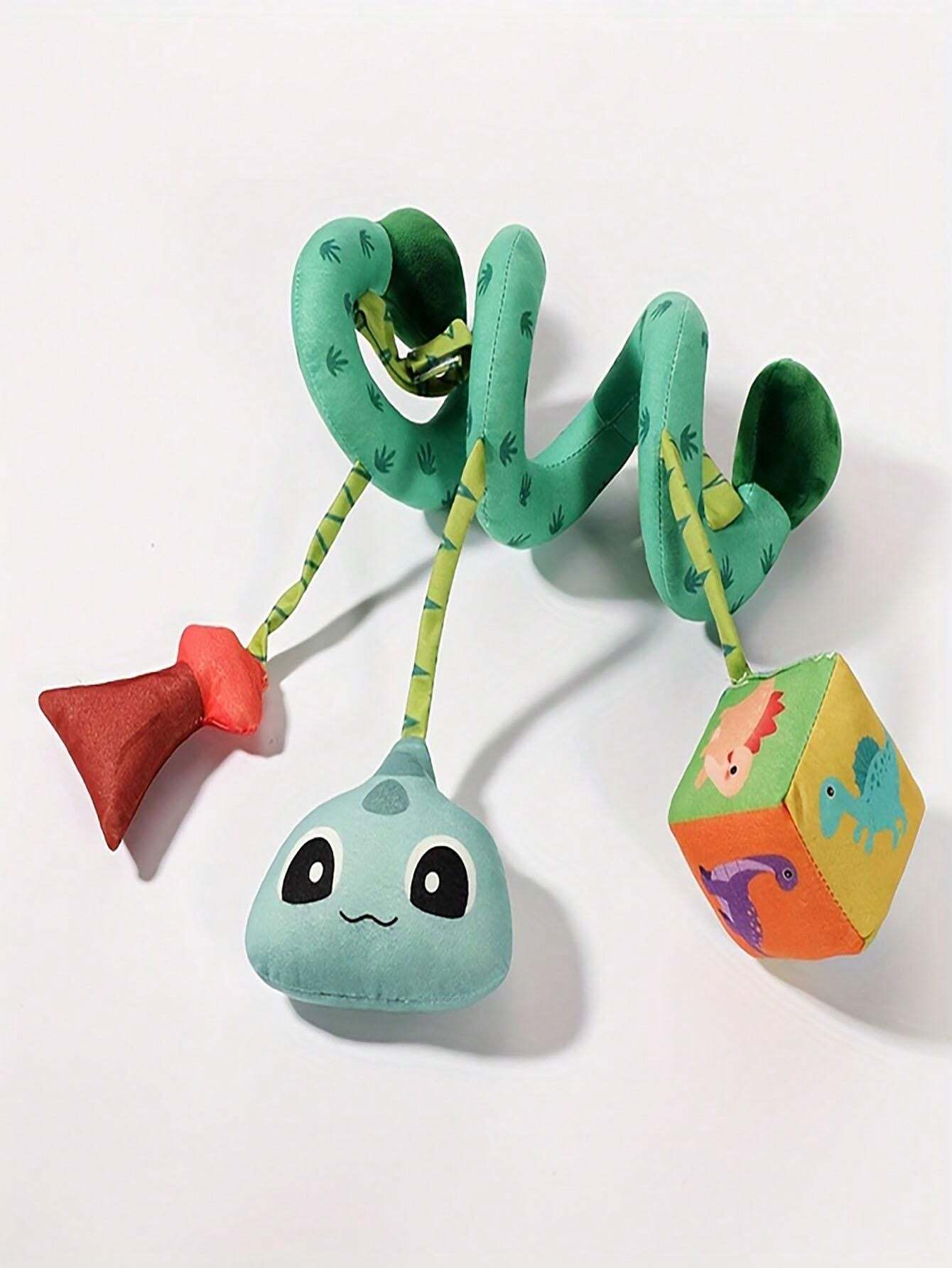 1PC Dinosaur Comfort Plush Toy Car Hanging Bed Bell Comfort Toy Cute