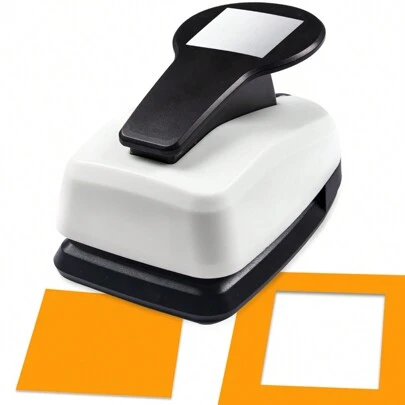 2-Inch/50mm Square Shape Single Hole Paper Punch Craft Punch Suitable For Students, Scrapbooking Back To School