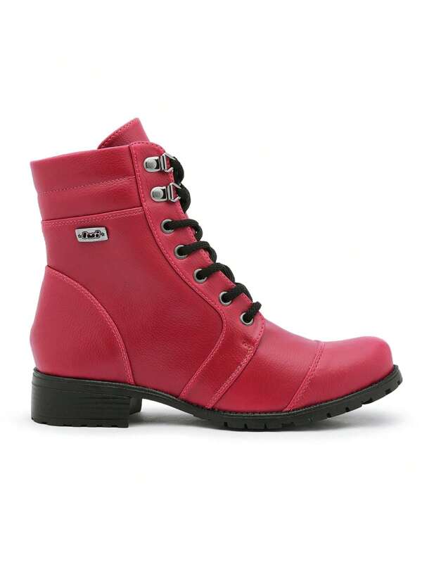 Bota Coturno Feminino Conforto Cano Médio, coturno feminino