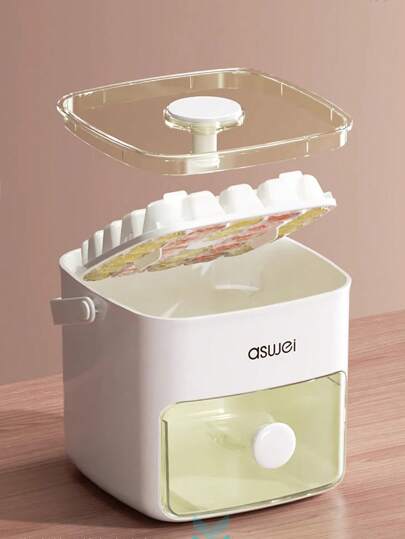 1 pieza Cubo de hielo extra grande con fabricante de hielo incorporado y molde en forma de bola - Plástico duradero (incluye pinzas para hielo) - Perfecto para fiestas y actividades al