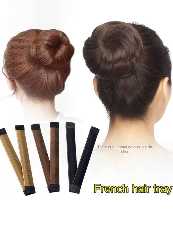 1pc Children's Bun Maker, Hair Accessory For Slouchy Bouncy Hair Loops, Hair Styling Tool For Fixing Bun Hairstyles, For Flower Bud Hairstyles, Hair Clips For Girls