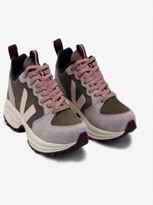 Women Wedge Sneakers - 鏽棕色 - 查看 1