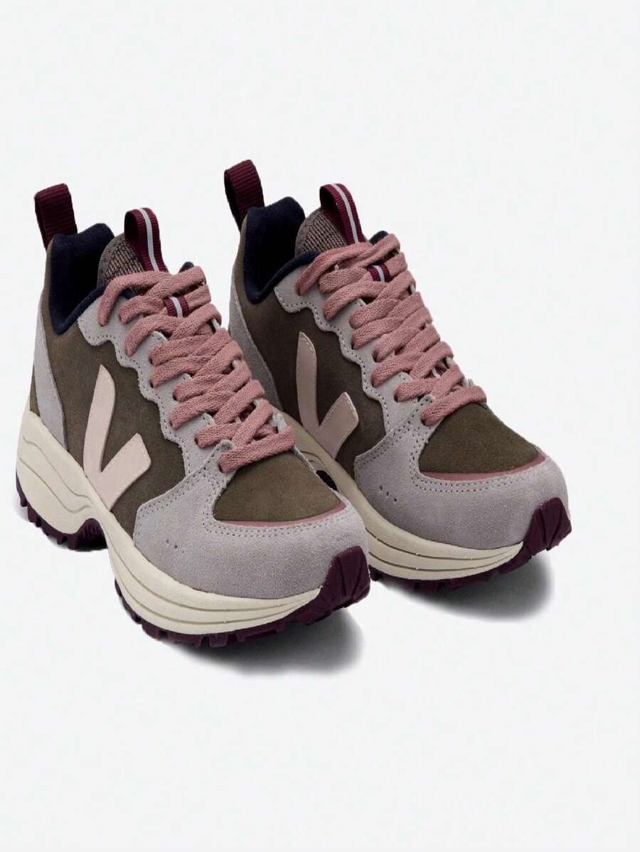 Women Wedge Sneakers - 鏽棕色 - 查看 1