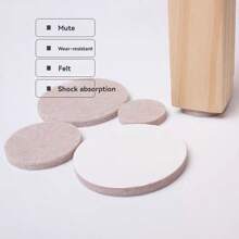 Premium Felt Furniture Pads Set - Easy To Stick On, Protects Floors From Scratches And Noise - Beige - View 3
