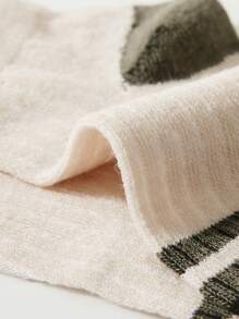 1/5/10/20 Đôi Tất Ngắn In Chữ Sọc Khối Màu Cho Nam, Tất Thể Thao Thường Ngày Thoáng Khí Chống Mùi Cho Học Sinh/Người Lớn, Giao Màu Ngẫu Nhiên - Nhiều màu - Xem 9