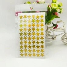 5 Sheets/Pack Star Stickers Colourful Self Adhesive Reward Stickers Stars Labels For Scrapbooking Or Embellishment, 5PCS/Set - Multicolor - View 11