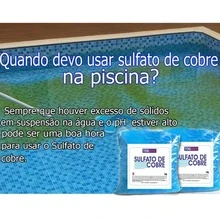 Sulfato De Cobre 99% Pureza 1kg Contra Caramujos Multiuso - Branco - Visão 3