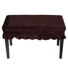 Vỏ bọc ghế đàn piano Vỏ bọc ghế đàn piano bằng nhung, Tấm phủ bụi bảo vệ ghế đơn & đôi cho ghế đẩu đàn piano, có nhiều màu sắc - Nhiều màu - Xem 5