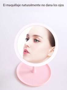 Espejos Para Maquillaje/baño Regulable Con Luces Led - Rosa - Ver 5