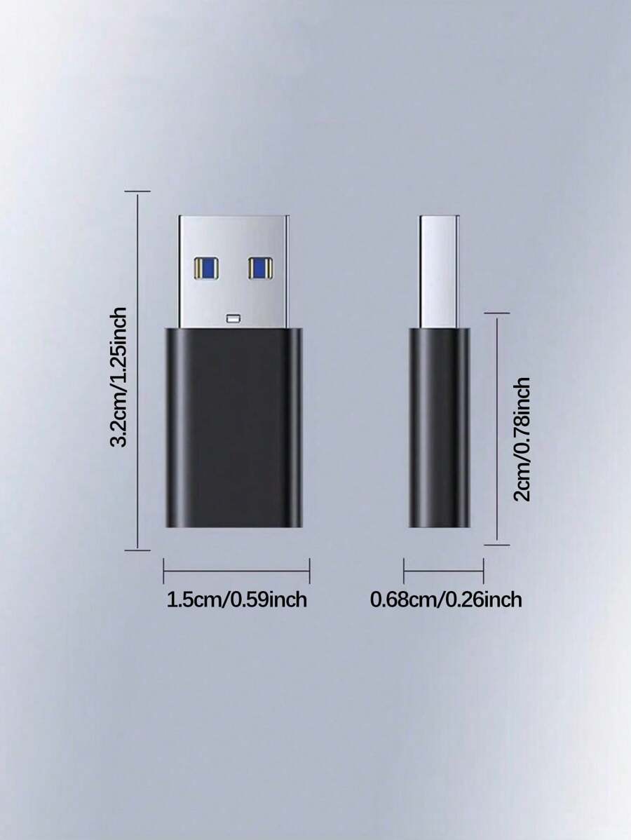 1pc Usb To Type C Converter Suitable For Converting Type C Interface 1pc Usb To Type C Converter Suitable For Converting Type C Interface