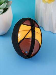 Wrist Bounce Ball Rebound With Rope PU Bounce Ball Hole Hole Ball Moon Ball Decompression Toy - Multicolor - View 16