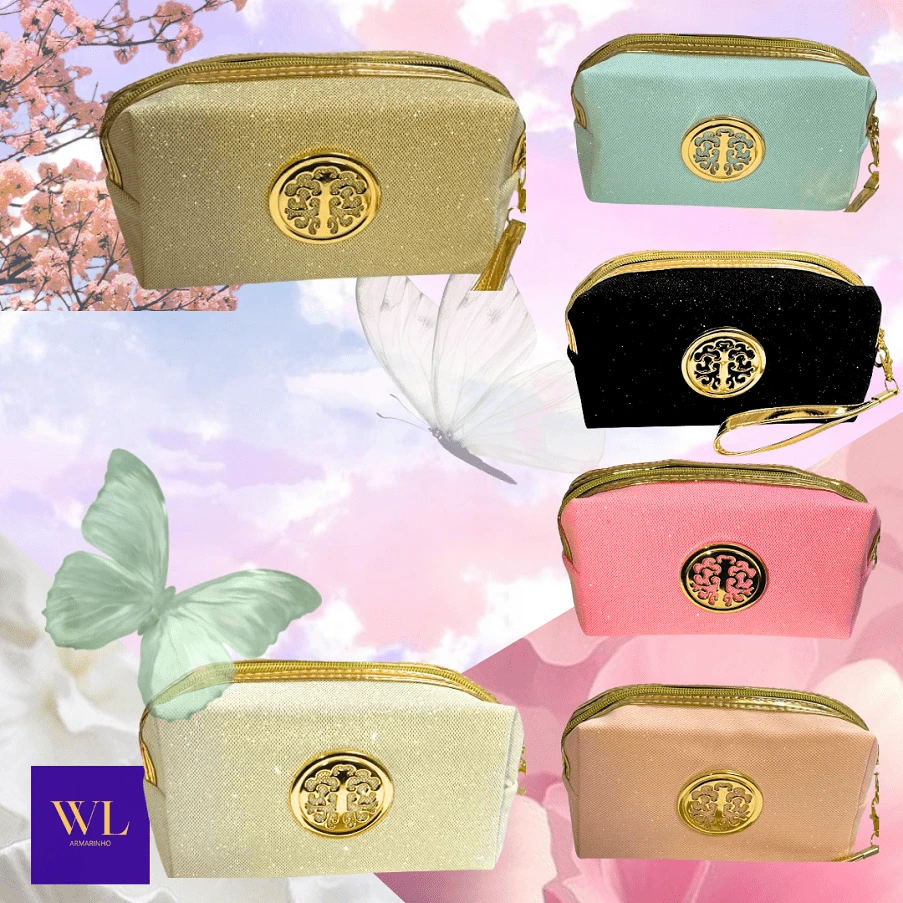 Women's Bag Accessories - Douardo Shiny Toiletry Bag - View 1