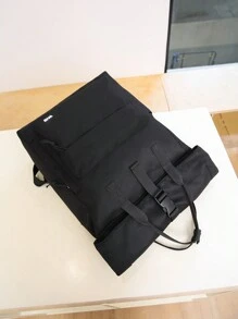 Solid Color Women Functional Backpack Suitable For Daily Commute And Travel, Simple Solid Color Women Casual Functional Backpack, Solid Color Women Functional Backpack, Minimalist Sports Style Backpack, School Backpack