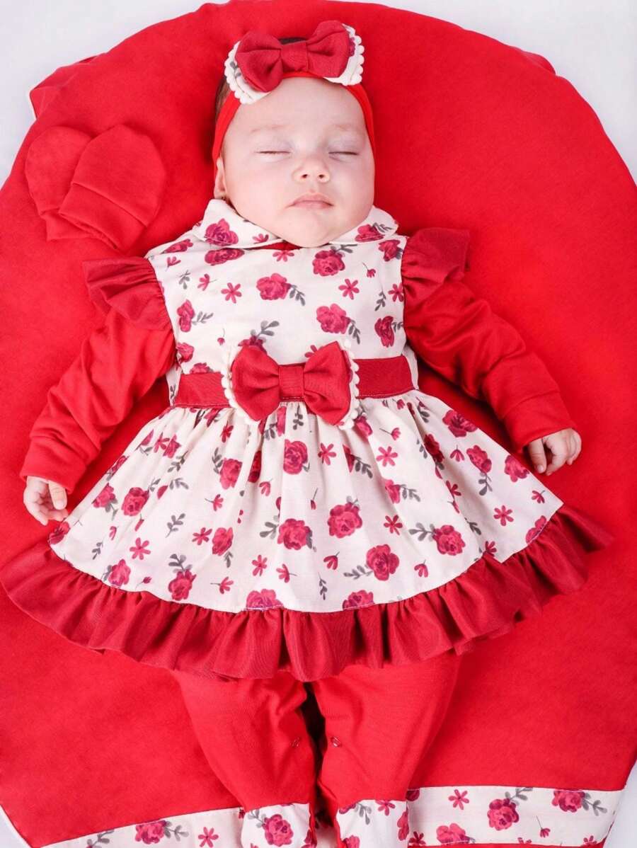 Baby Girls Rompers - Beige - View 1