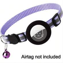 Collar para gato, collar reflectante para gatito con soporte para etiqueta de identificación y campana para gatos machos y hembras - Multicolor - Ver 9