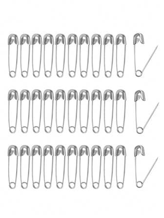 120pcs-Mini Pins, Silver Pin, 0.75inch, Metal Pin Suitable For Clothing Sewing Arts And Crafts Clothing Clip Tools