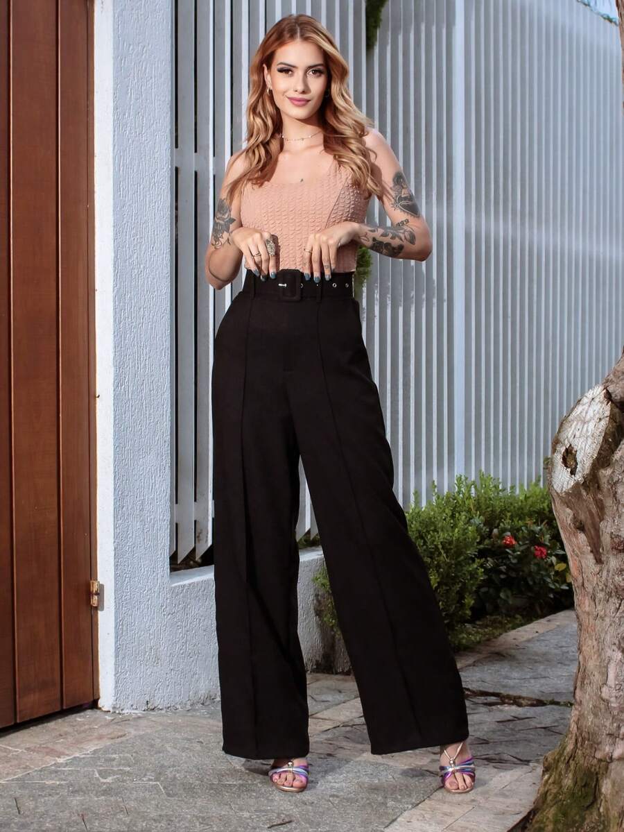 Women Pants - Black - View 1