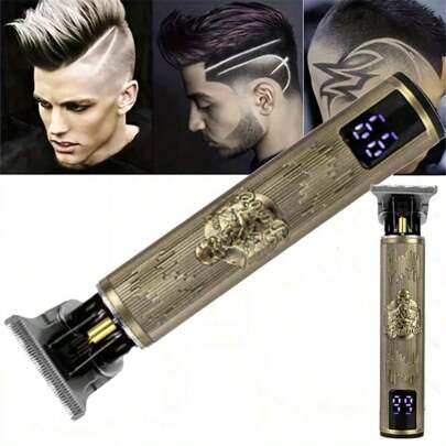 LCD Display Electric Hair Clippers