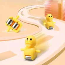 Niños Escalera Que Sube Patito Música Montaña Rusa Juguete 1 x Pato Escalera de juguete con 9 patitos - Amarillo - Ver 3