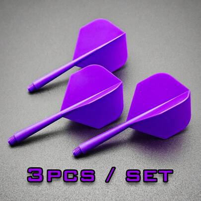 3 piezas/set de cola de dardo de alta calidad de 2BA, accesorios de dardo de varilla de plástico que se pueden combinar a voluntad, juegos de fiesta para adultos adecuados para Halloween/Navidad/Acción de Gracias