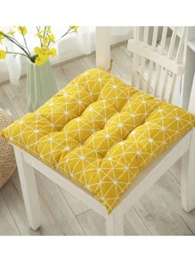 1pc Super Soft Thickened Cushion Linen Breathable Seat Cushion For Office Chair, Classroom, Student Desk All Year Round Use - Red - View 13