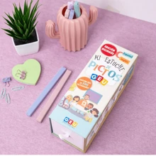 Mi Estuche de Pictos Bilingüe Tarjetas con Pictogramas Ingles Español GEU Material Didactico - Agua verde azul - Ver 6