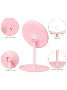 Espejos Para Maquillaje/baño Regulable Con Luces Led - Rosa - Ver 11