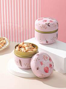 1 件/1 套家庭/餐厅/客厅/厨房金属罐，用于储存谷物、干果、糖果、饼干、面包，适用于户外、婚礼、派对、礼物、生日 - 彩色 - 查看 14
