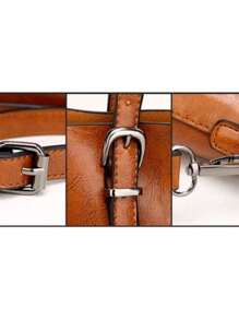 Women Tote Bags - 鏽棕色 - 查看 3