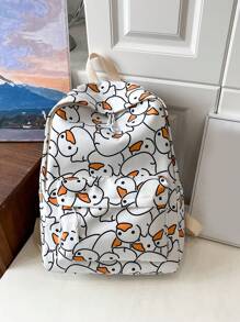 1 pieza Mochila infantil con diseño de oso, mochila escolar para niños pequeños, mochila versátil y ligera con cremallera y correas ajustables para uso diario, viajes, vacaciones y al aire libre