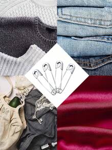 120pcs-Mini Pins, Silver Pin, 0.75inch, Metal Pin Suitable For Clothing Sewing Arts And Crafts Clothing Clip Tools - Silver - View 6