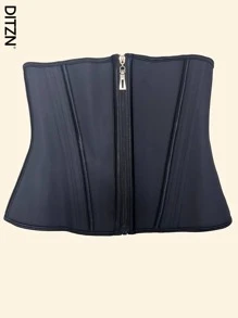 DITZN Corset Waist Trainer Belt WithZipper High Compression Body ShaperFor Women