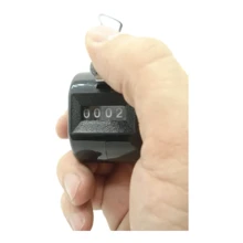 Contador Estatístico De Fluxo Analógico 4 Dígitos Manual 101 - Preto - Visão 1