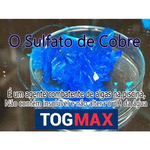Sulfato De Cobre 99% Pureza 1kg Contra Caramujos Multiuso - Branco - Visão 2