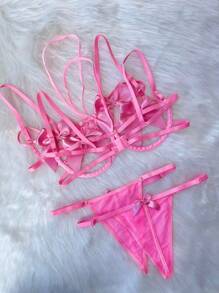 Mit. Lingerie Women Sexy Lingerie Sets - Hồng - Xem 2