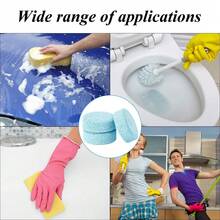100pcs  Car Windshield Glass Concentrated Washer Tablets Solid Car Effervescent Tablets Glass Solid Wiper Cleaning Tablets Fo - Multicolor - View 8