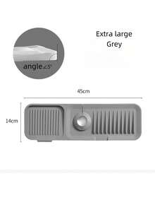 矽膠水龍頭墊檯面防濺水墊排水墊加厚廚浴櫃臺面防護墊 - 彩色 - 查看 10