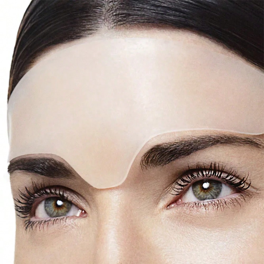 Face Patch Silicone Pads Smoothing Wrinkle Forehead Patch, Reusable Forehead Silicone Sticker, Portable Facial Care Tools For Available Anytime, Anywhere
